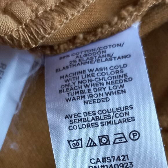 LOFT mustard straight leg jeans - Picture 12 of 15